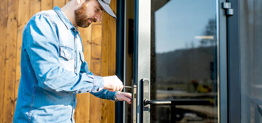 Frameless Glass Storefront Door Locks Replacement in Garden Grove, CA